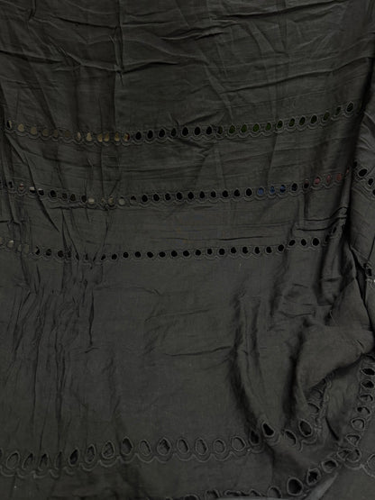 Buy Black Hakoba Water Drops Embroidery Work