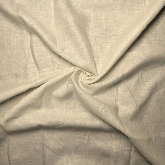 Buy Lab Certified Pure Linen Solid Khadi Colour Fabric