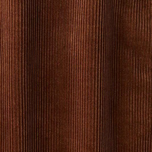 Buy Corduroy Solid Brown 8 Wale Fabric