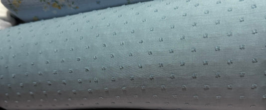 Buy Cotton Butta Dust Blue Base Fabric