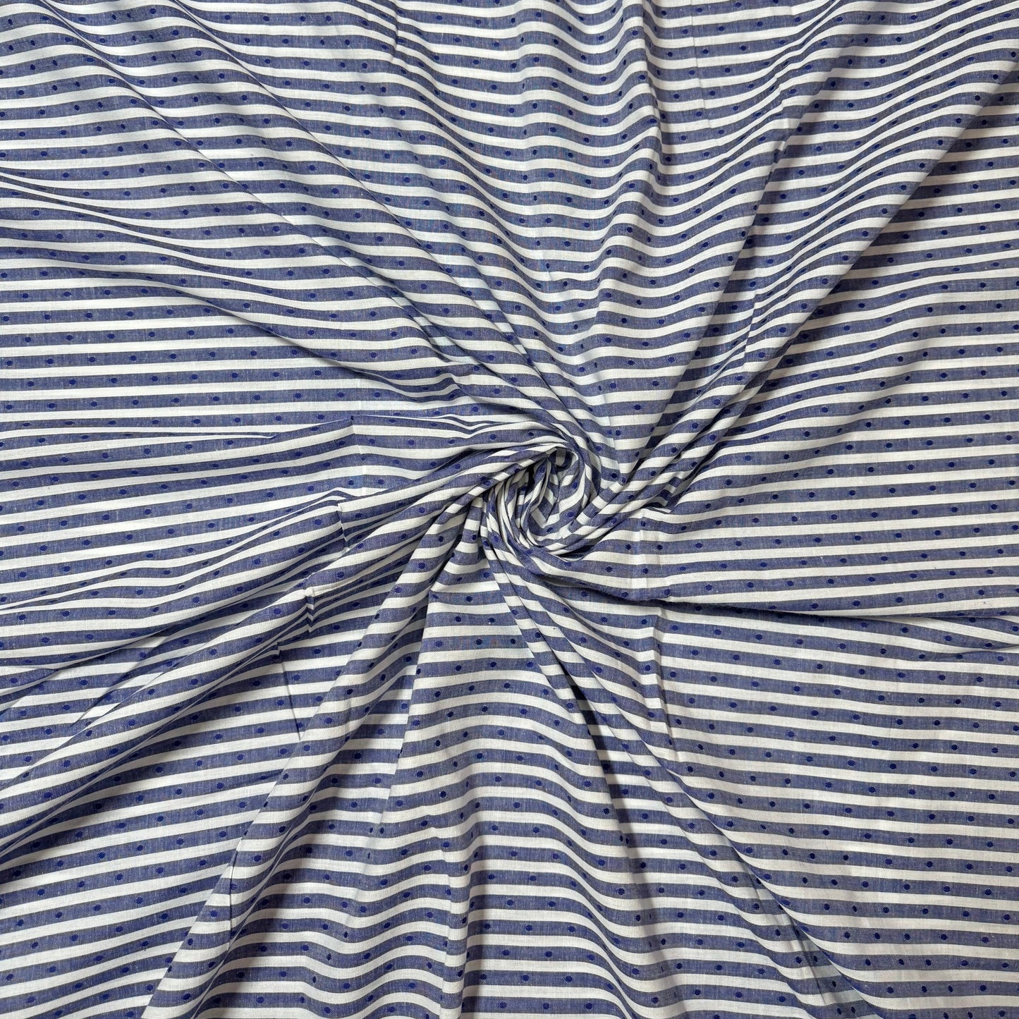 Buy Mill Made Chambray Stripe Dobby Fabric