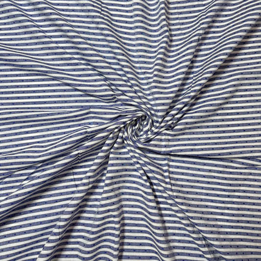 Buy Mill Made Chambray Stripe Dobby Fabric