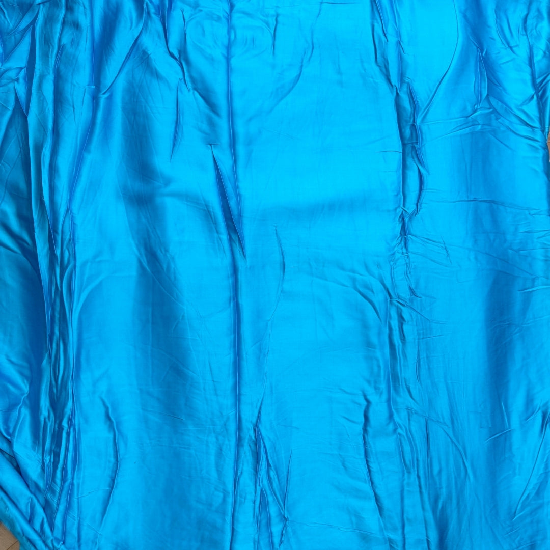 Buy Sky Blue Satin Fabric