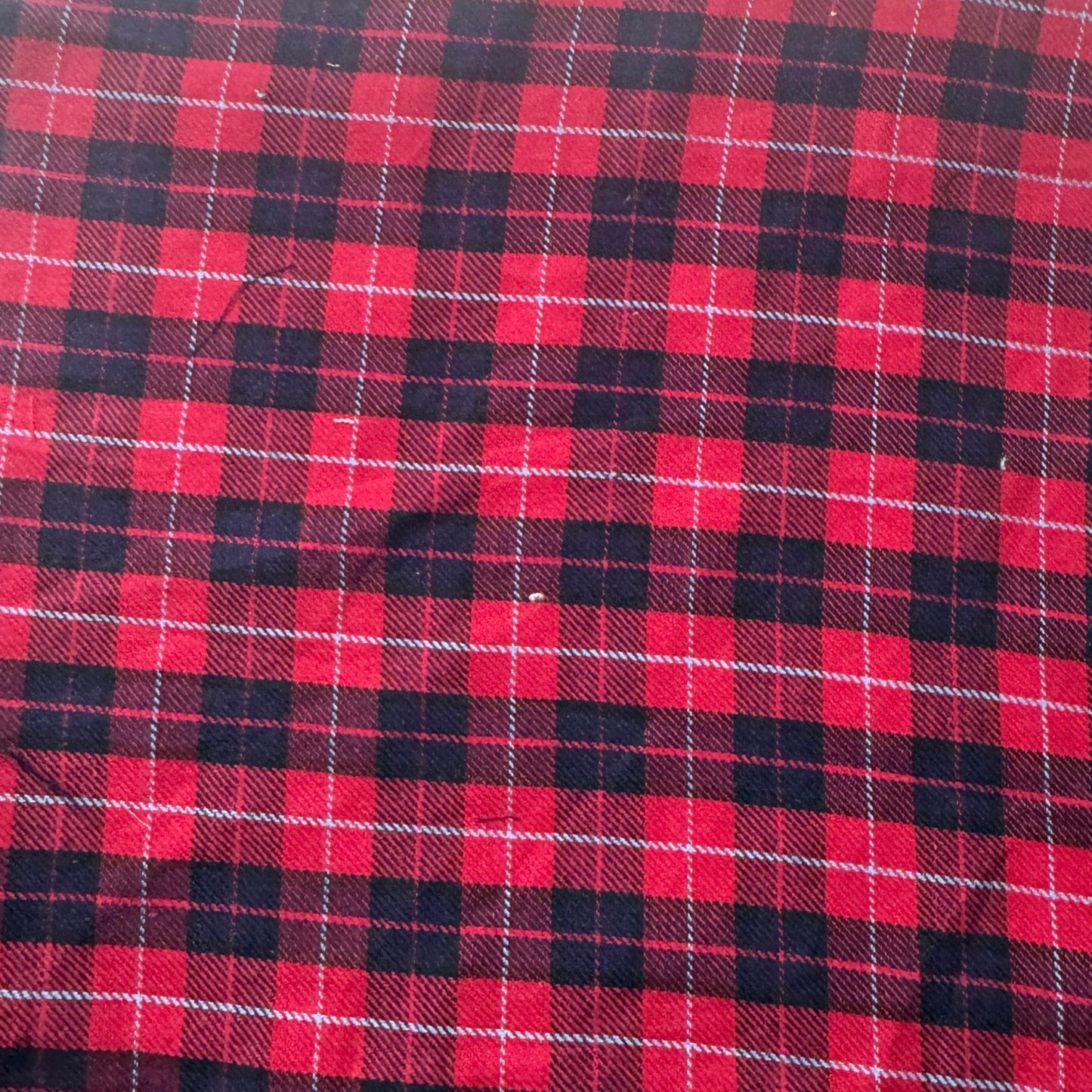 Buy Cotton Yarn Dyed Check Red & Black Shirting Fabric