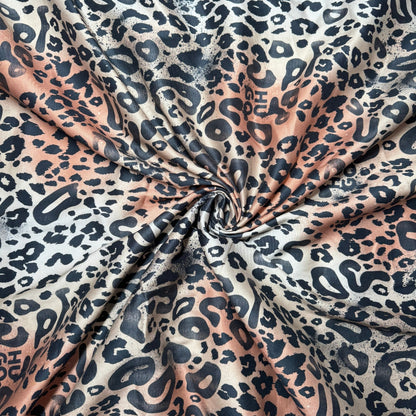 Buy Cotton Viscose Twill Cheetah Printed Fabric