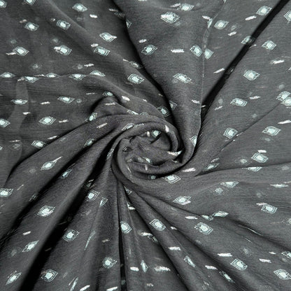 Buy Chiffon Rare Black & White Lurex