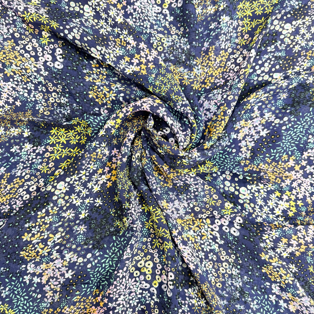 Buy Viscose Georgette Mini Tini Printed Fabric