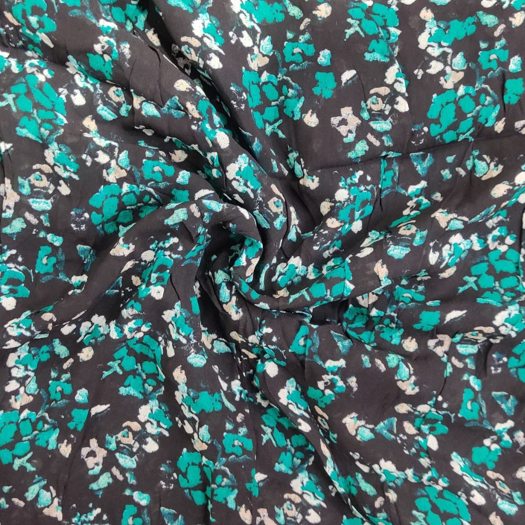 Buy Viscose Georgette Floral Print Fabric