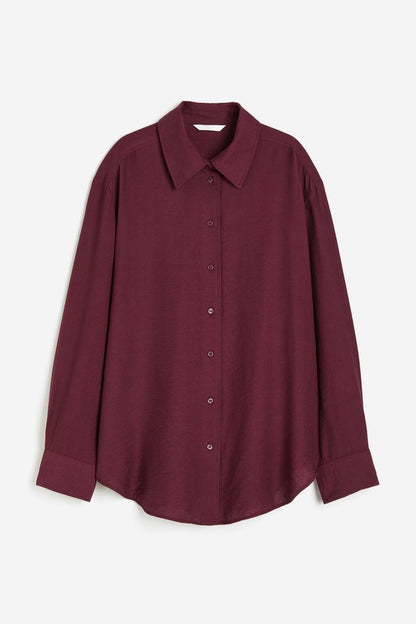 Buy Solid Wine Pure Cotton Poplin Satin - MAF 