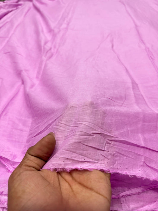 Buy Cambric Solid Pink Fabric
