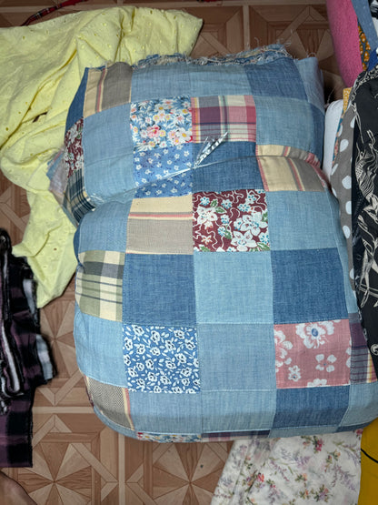 Buy Cotton Quilt Style Patch Work Printed Fabric