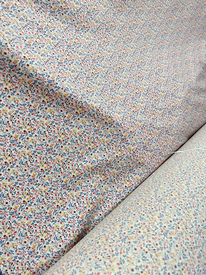 Buy Cotton Poplin Tiny Floral Printed Fabric