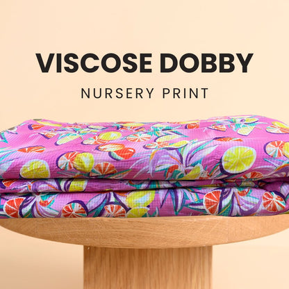 Buy Nursery Viscose Dobby Printed Fabric