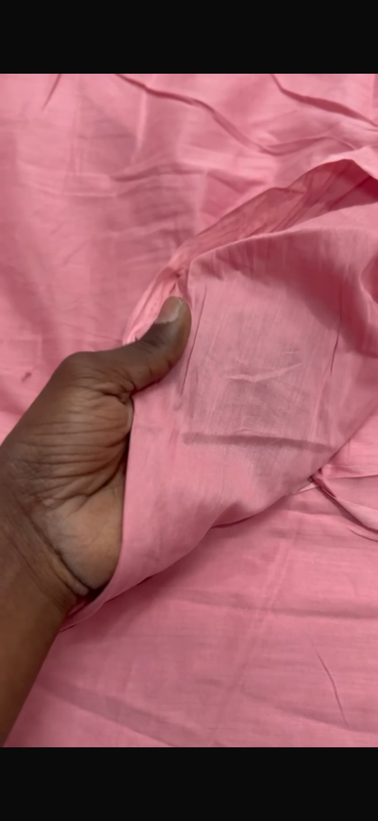 Buy Mul Cotton Dazzle Pink Fabric
