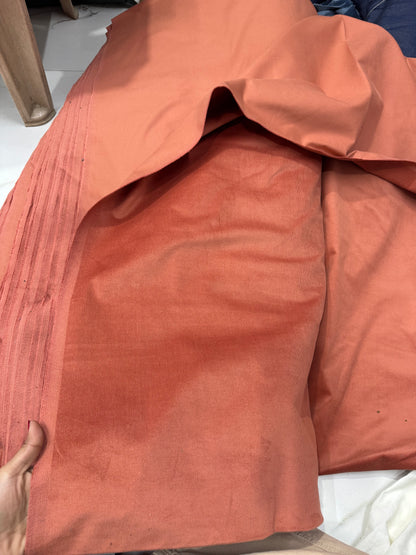 Buy Corduroy Solid Yam Orange Fabric