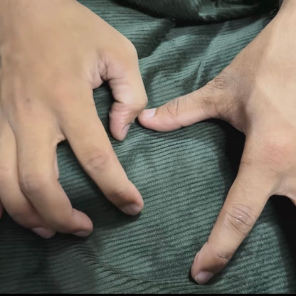 Buy Corduroy Solid Olive Fabric