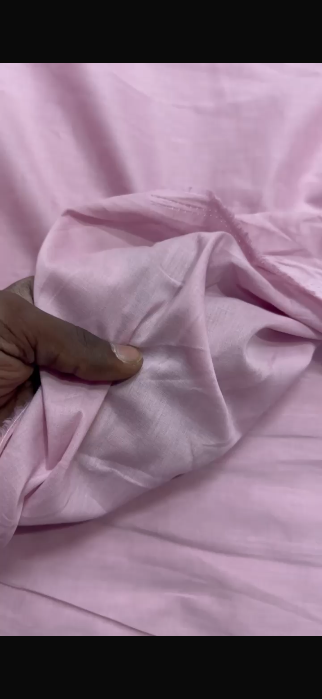 Buy Mul Cotton Baby Pink Fabric