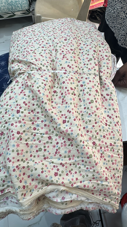 Buy Cotton Viscose Twill Tini Mini Floral Fabric