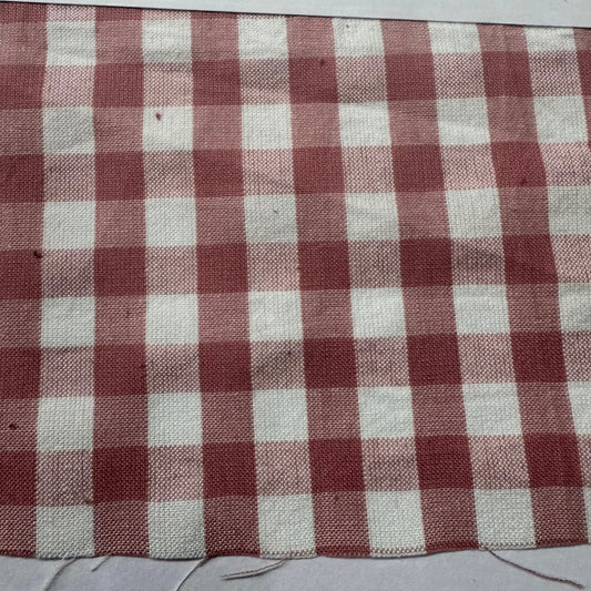 Buy Premium Cotton Seersucker Dusty Pink Checks Fabric