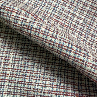 Tweed Fabric Red Dominating