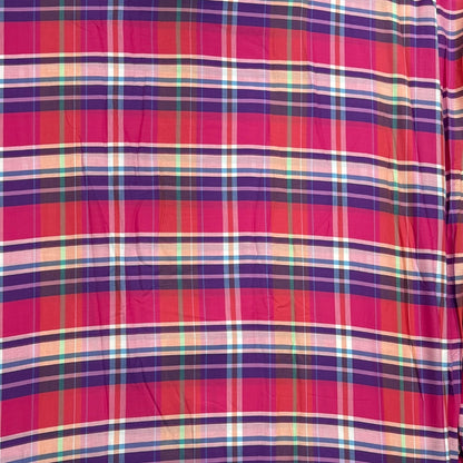 Buy Cambric Twill Vibrant Checks Fabric