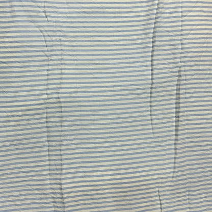 Buy Rayon Triple Line Blue Stripe Fabric