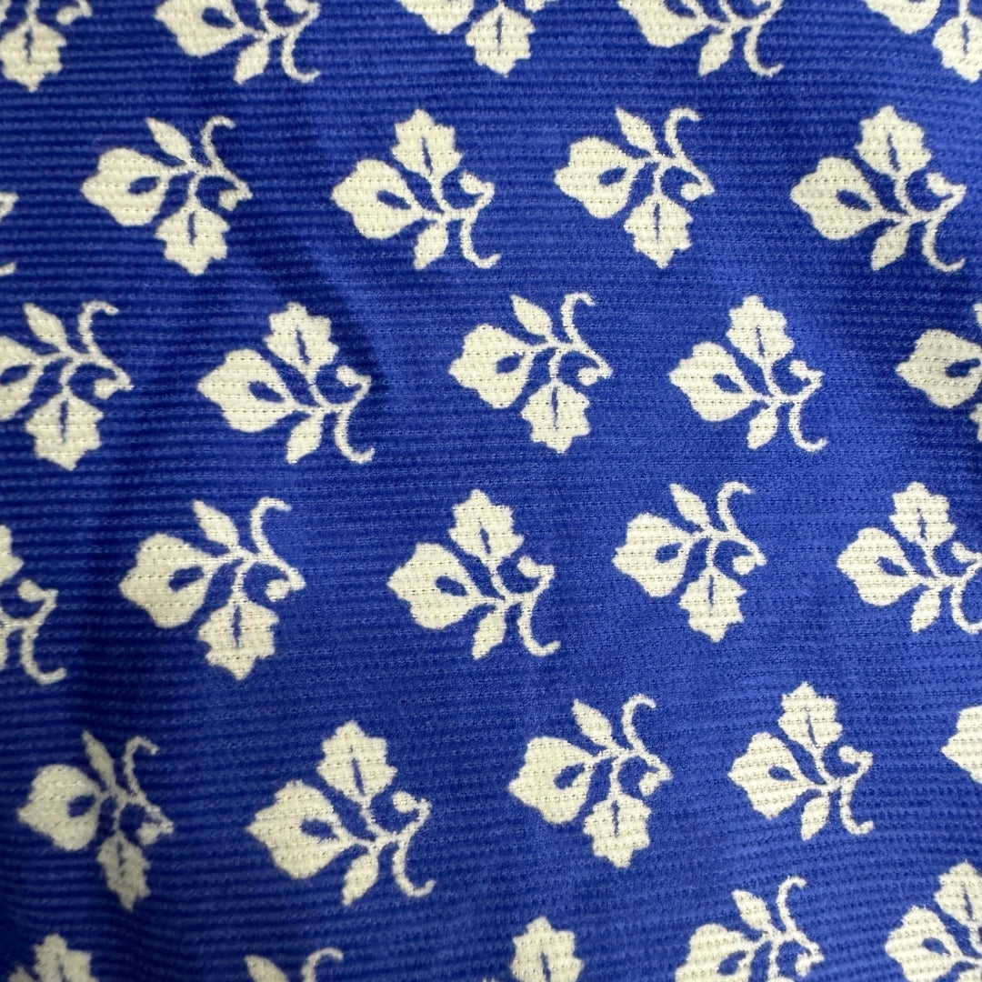 Buy Corduroy Printed White Tri Floral Fabric