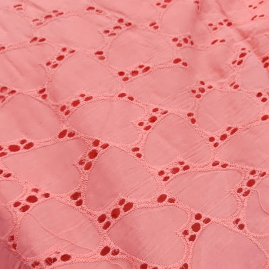 Buy Cotton Hakoba Blush Pink Heart Pattern