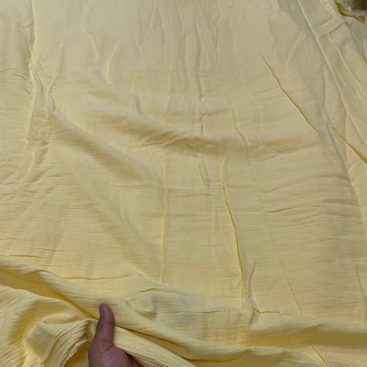 Buy Soft Cotton Double Cloth Baby Yellow Fabric