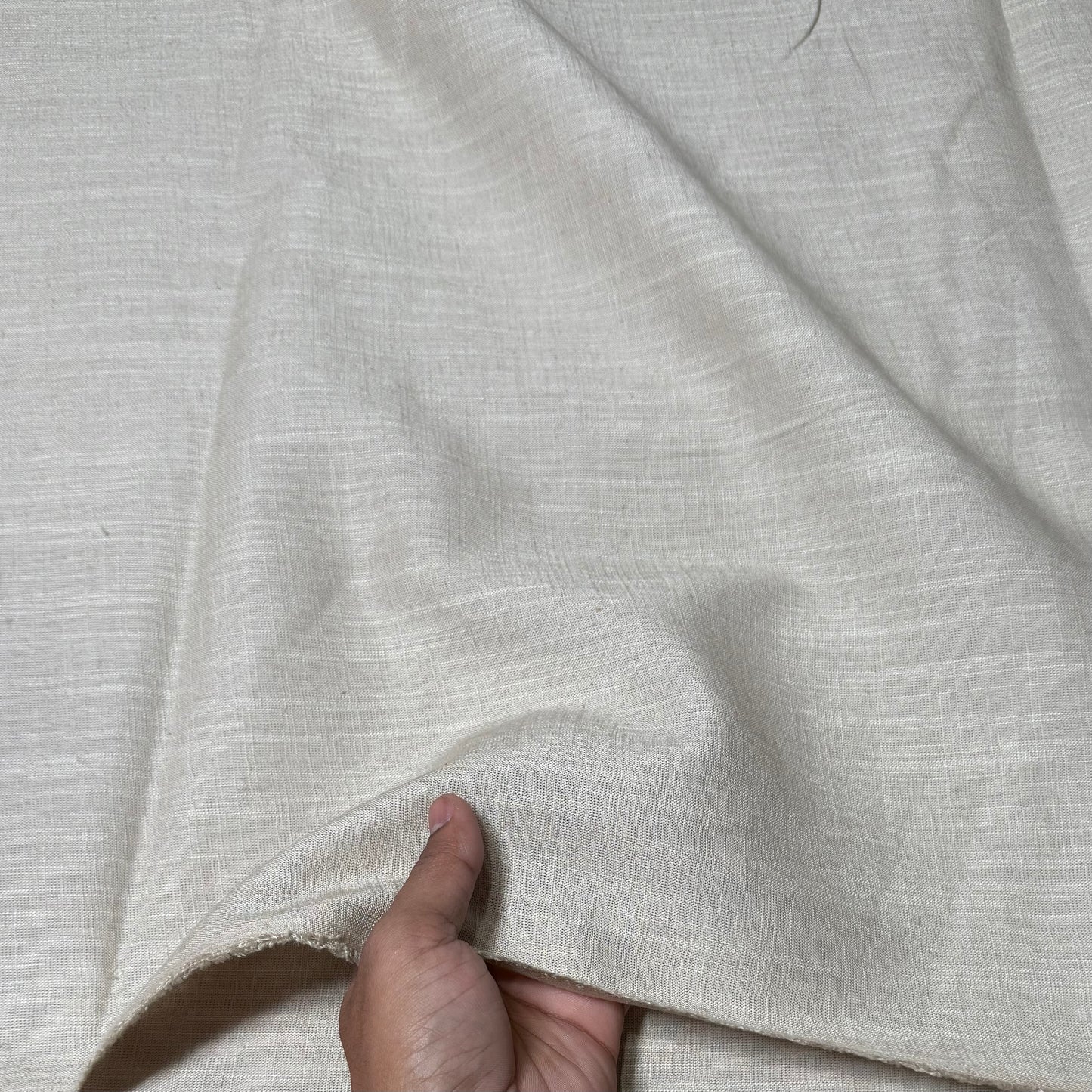 Buy Linen Solid Khadi Solid Fabric