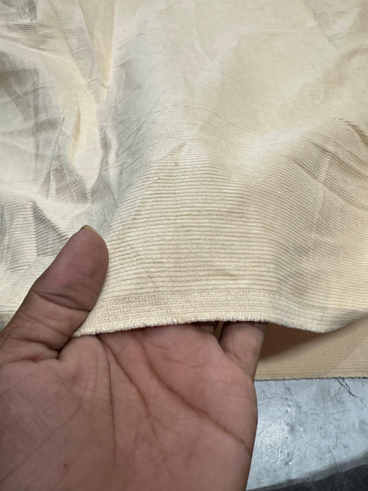 Buy Corduroy Solid Baby Yellow 10 Wale Fabric