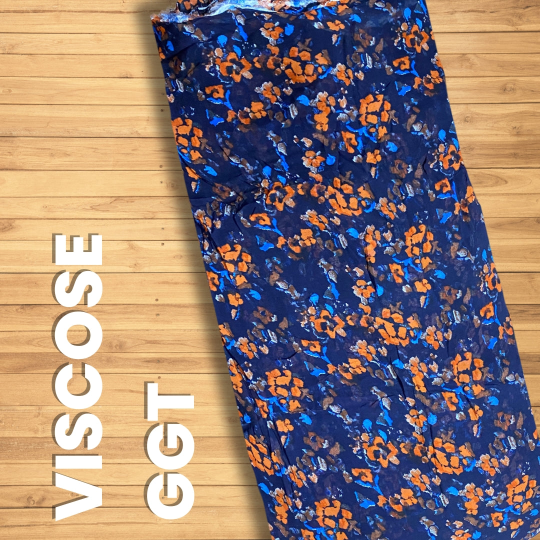 Buy Viscose Georgette Floral Printed Fabric