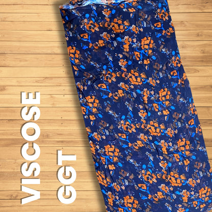 Buy Viscose Georgette Floral Printed Fabric