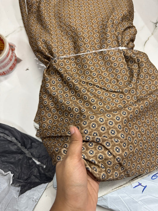 Buy Casement Boho Circle Block Printed Fabric