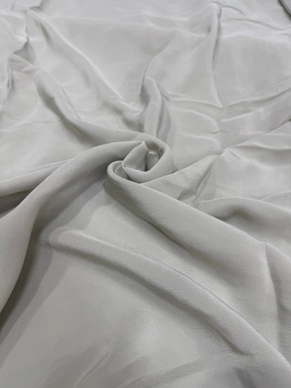 Buy Grey Viscose Crepe Shiny Fabric