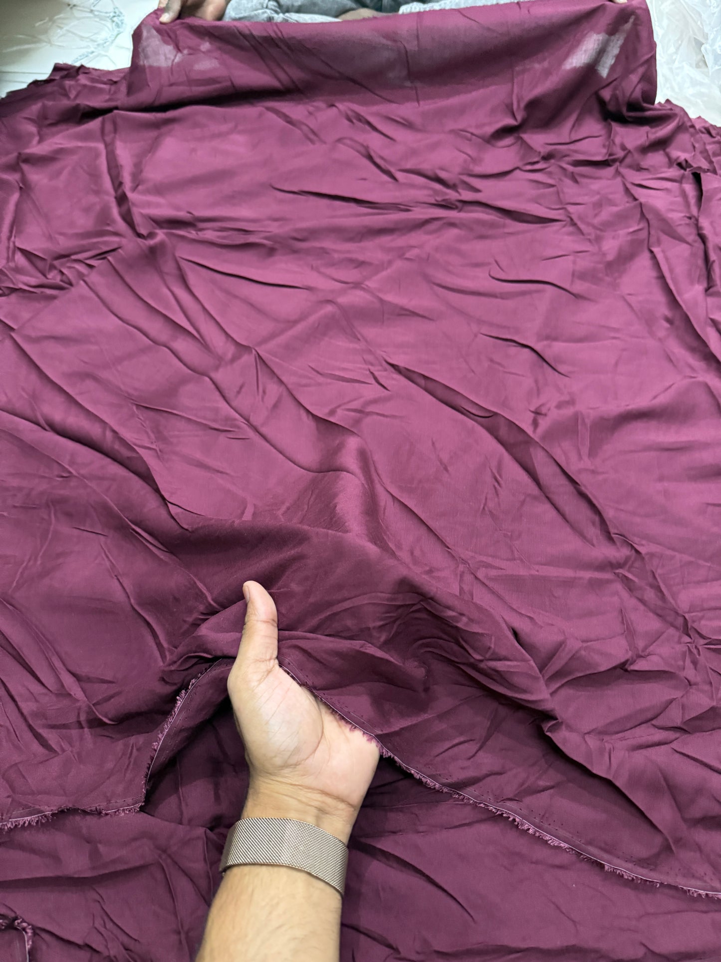 Buy Premium Modal Solid Wine Fabric