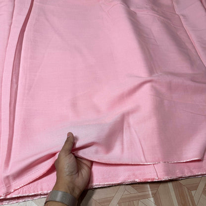 Buy Linen Solid Pink Solid Fabric