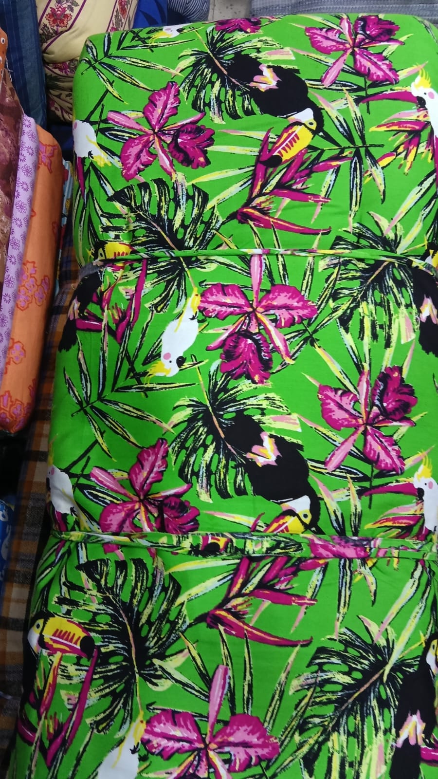 Buy Cotton Poplin Tropical Green Forest Printed FABRIC