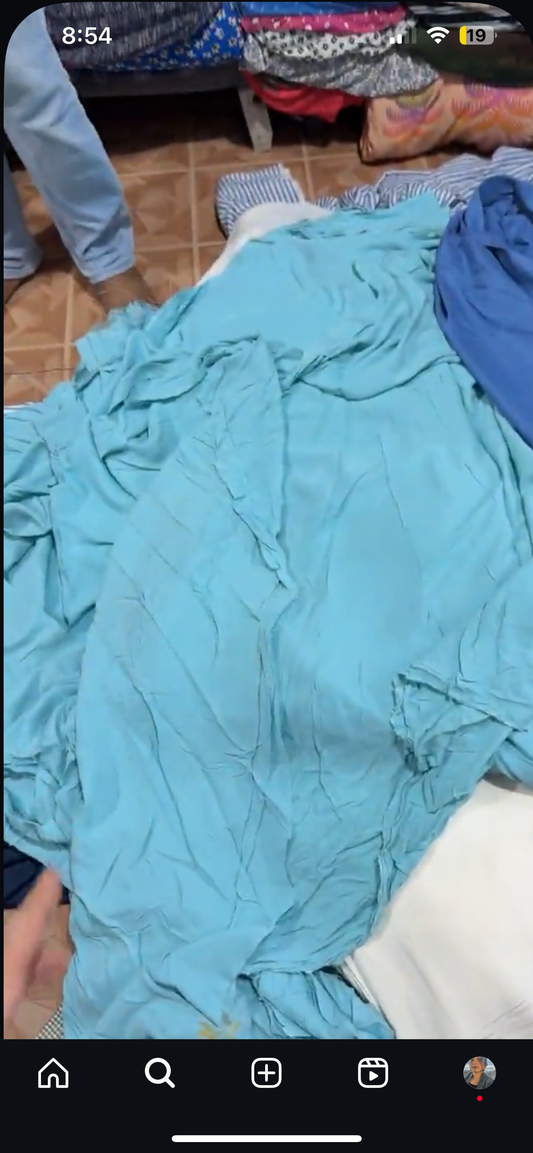 Buy Modal Moss Solid Baby Blue Fabric