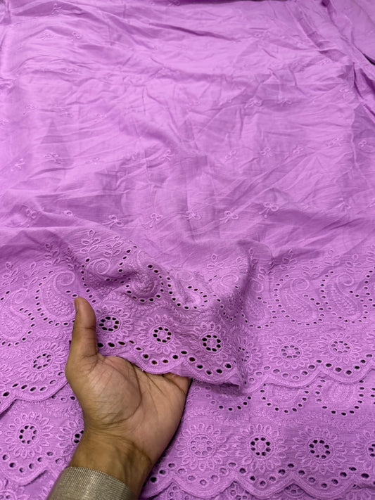 Buy Soothing Lavender Magenta Paisley Border Design