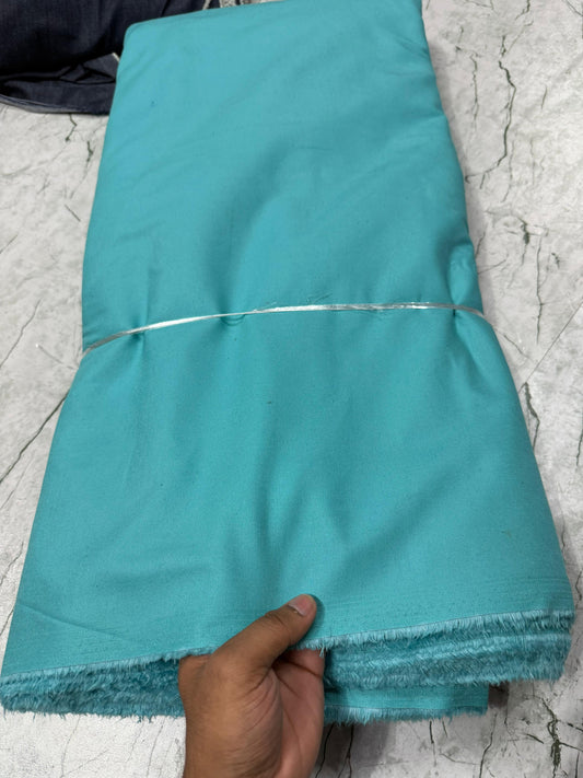 Buy Bottom Twill Lycra Aqua Blue Fabric