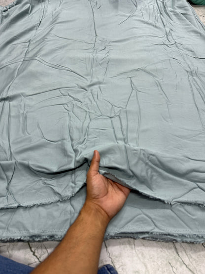 Buy Viscose Modal Solid Grey Fabric