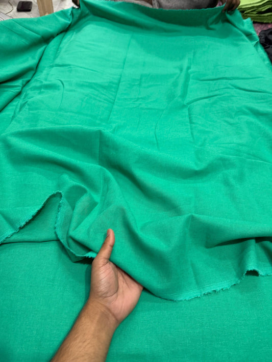 Buy green cotton linen