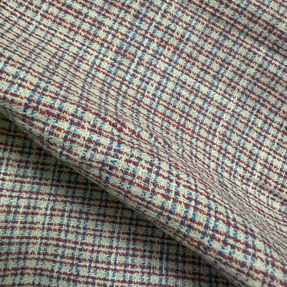 Tweed Fabric Red Dominating