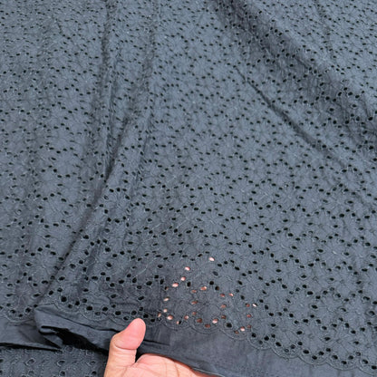 Buy Cotton Black Hakoba 8 Thread Joined Fabric