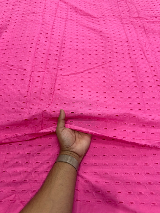 Buy Cotton Hakoba Pink Circle Traditional
