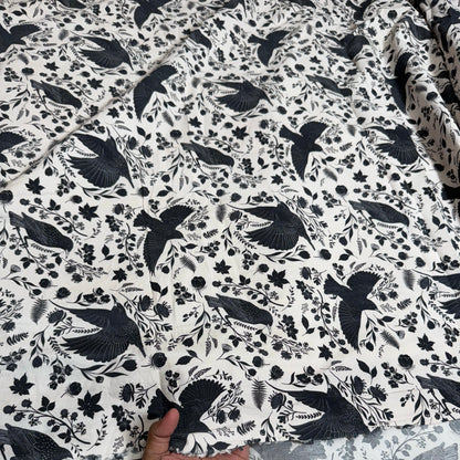 Buy Premium Collection HL Poplin Bold Bird Printed Fabric