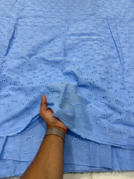 Buy Aqua Blue Hakoba Heart Latest Design