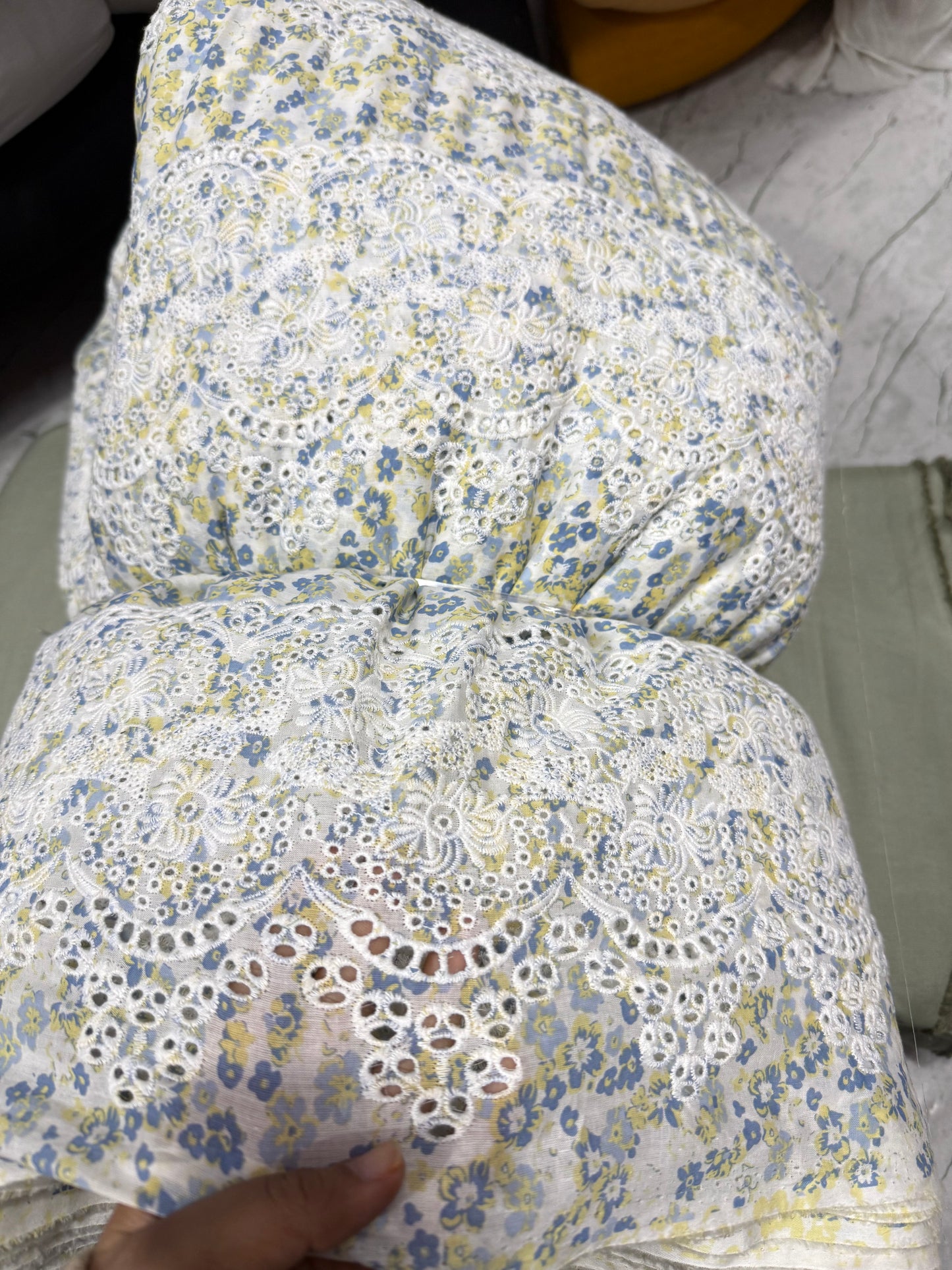 Buy Cotton Aesthetic Summary Floral Printed Overall Work Hakoba Fabric