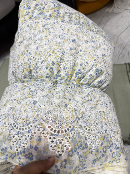 Buy Cotton Aesthetic Summary Floral Printed Overall Work Hakoba Fabric